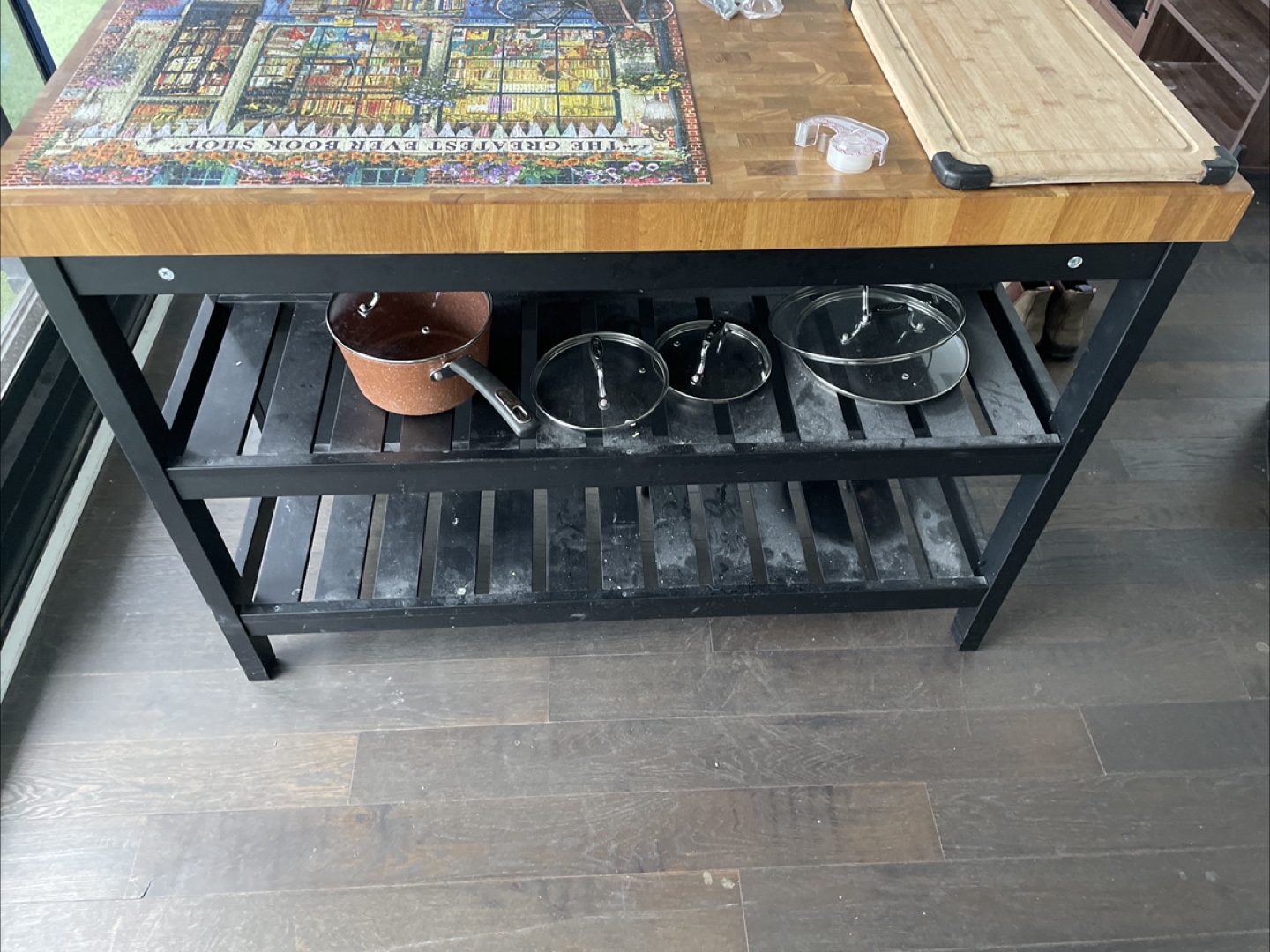 Kitchen Island with Two Stools - photo 3