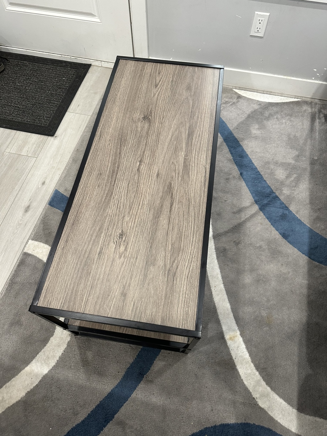 Grey L-Shaped Sectional Sofa and Coffee Table - photo 2