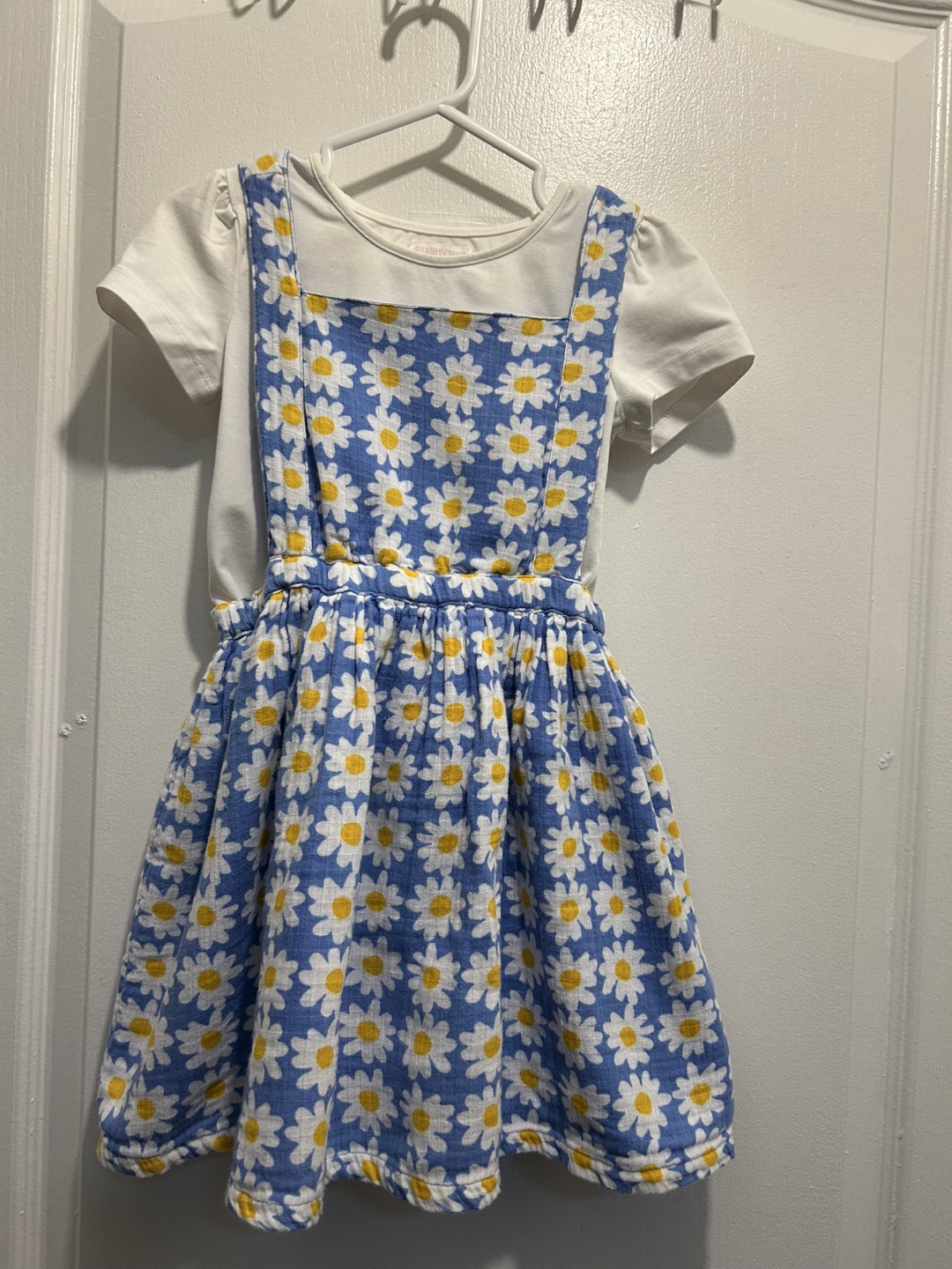 Girls' Daisy Print Shirt Set