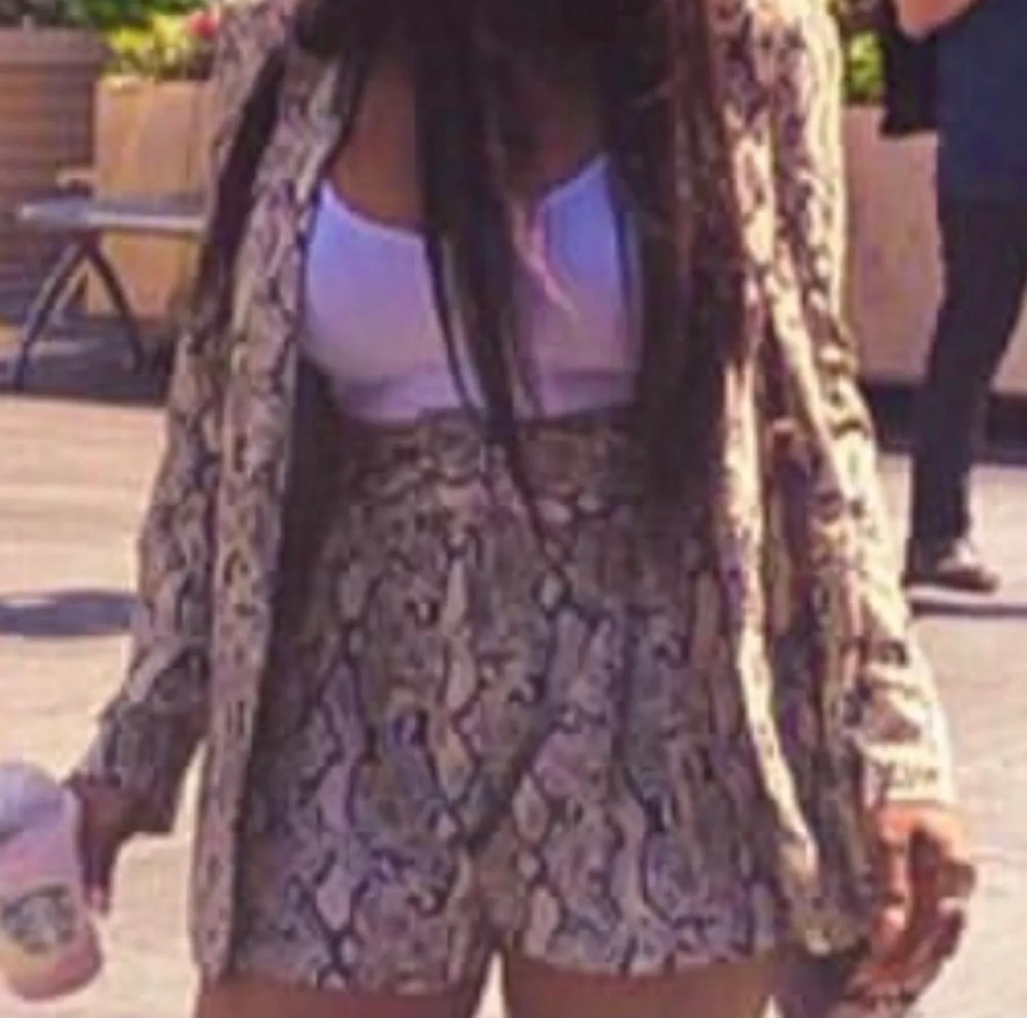 Two piece snake skin blazer and short image indicator(2)