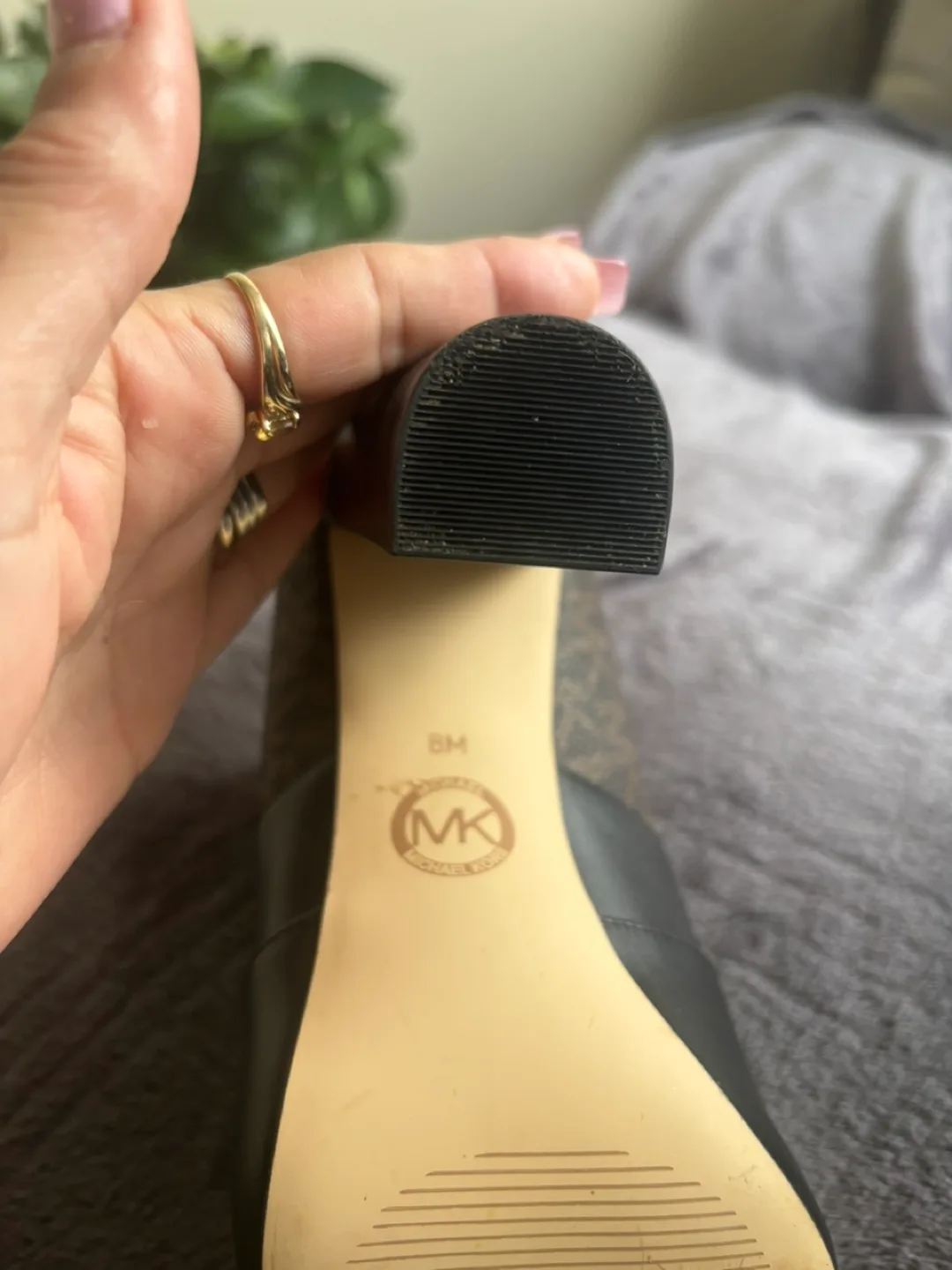 Michael Kors Black Cut-Out Booties image indicator(3)