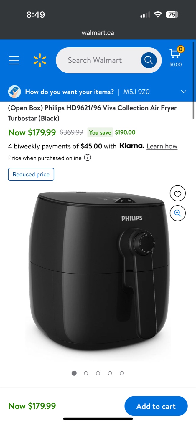 Philips HD9621/96 Viva Collection Air Fryer