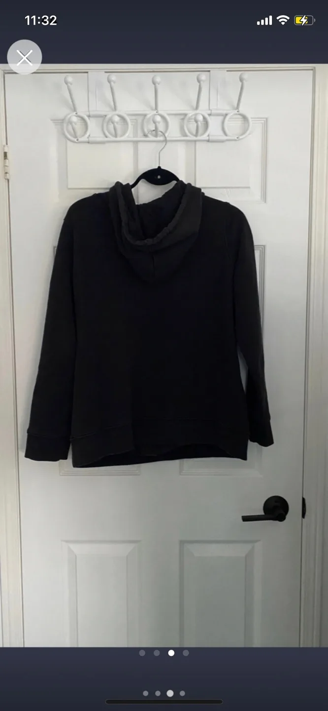 Adidas black hoodie size large image indicator(3)