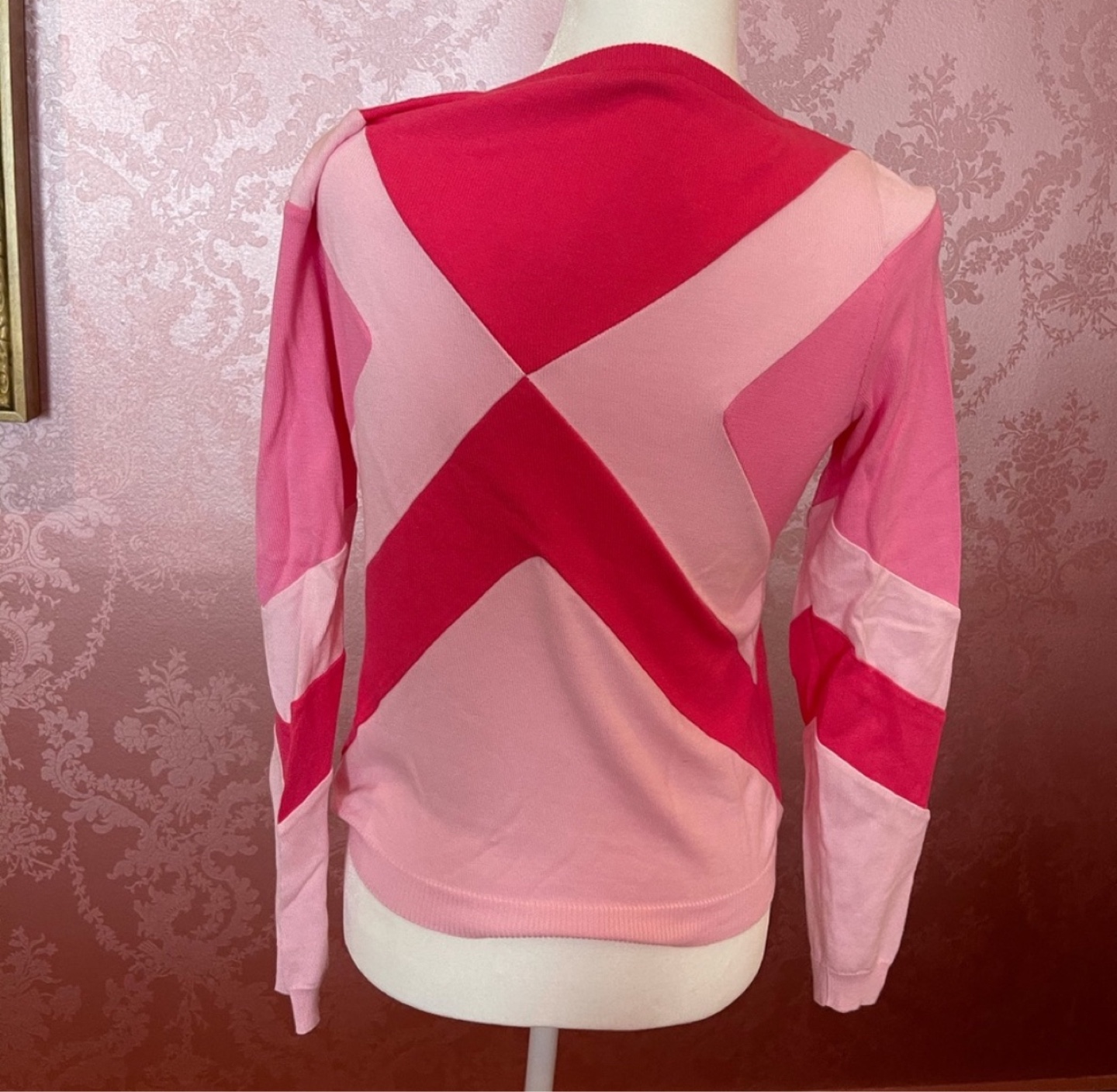 Moschino Blocked V-Neck Sweater - photo 2