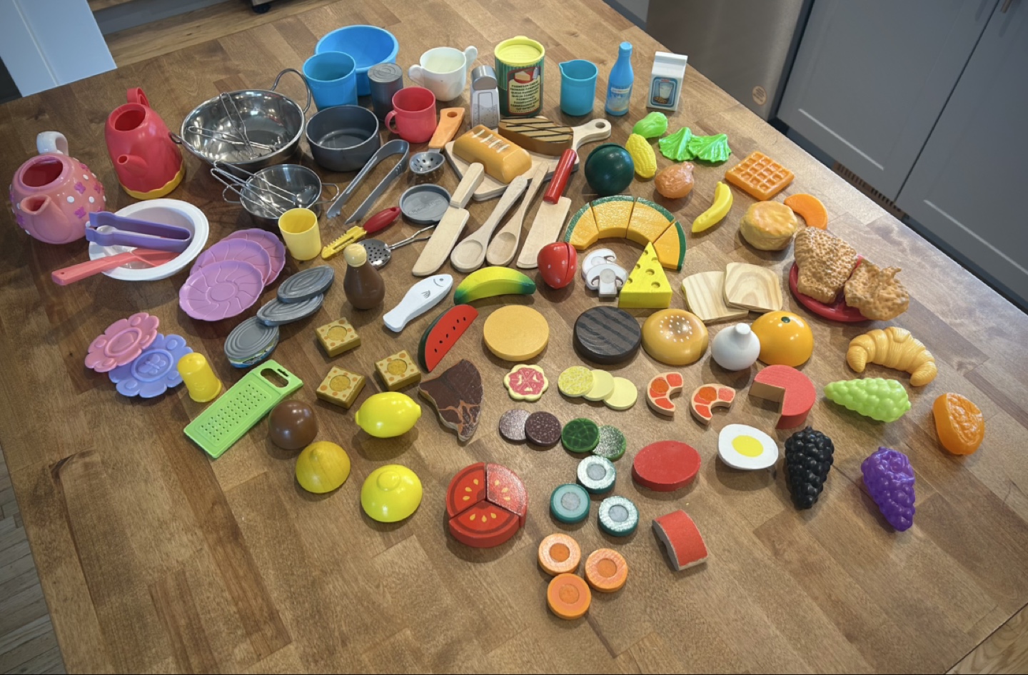 Huge Play Kitchen Food Set & Utensils - photo 3
