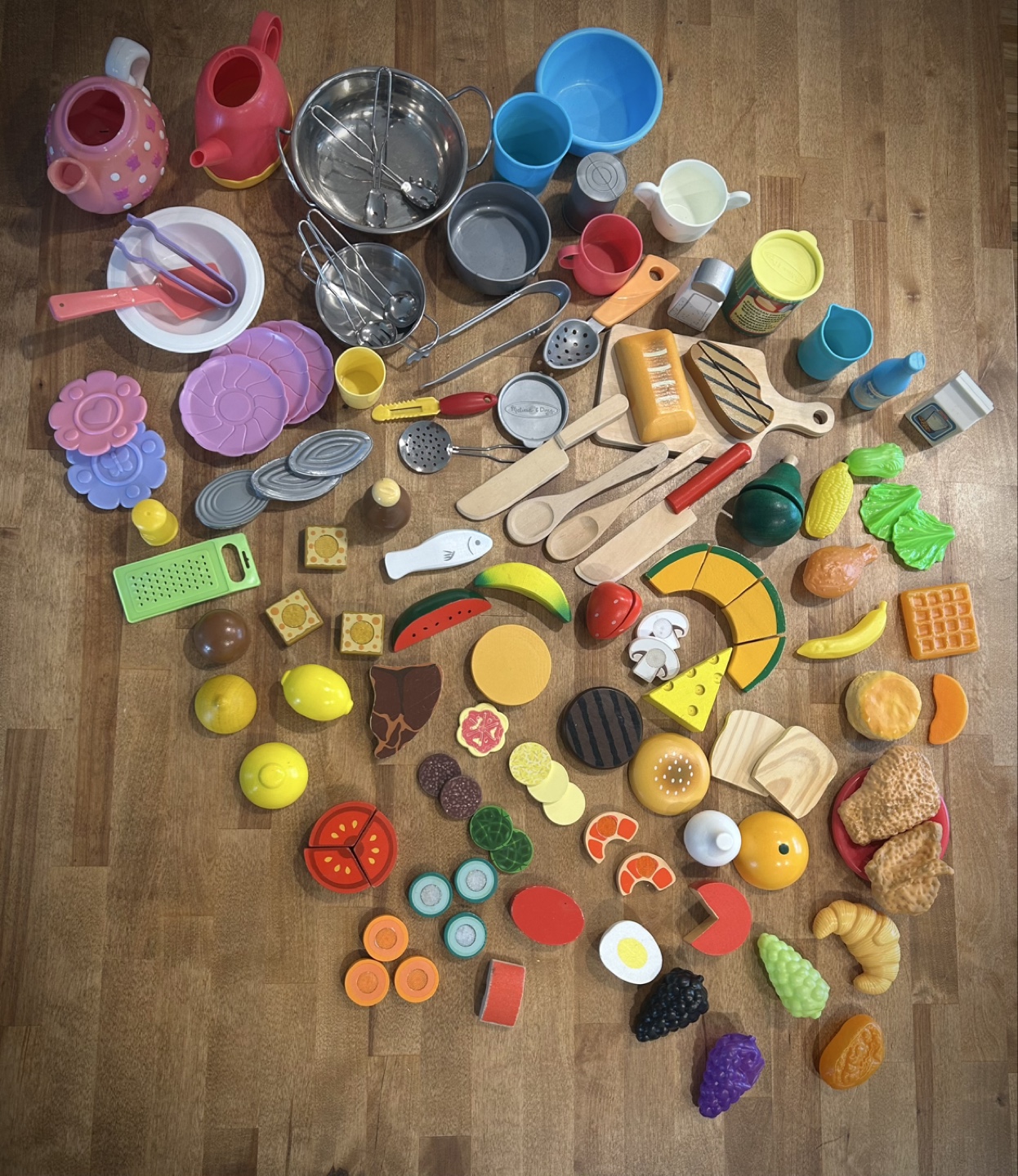 Huge Play Kitchen Food Set & Utensils - photo 2