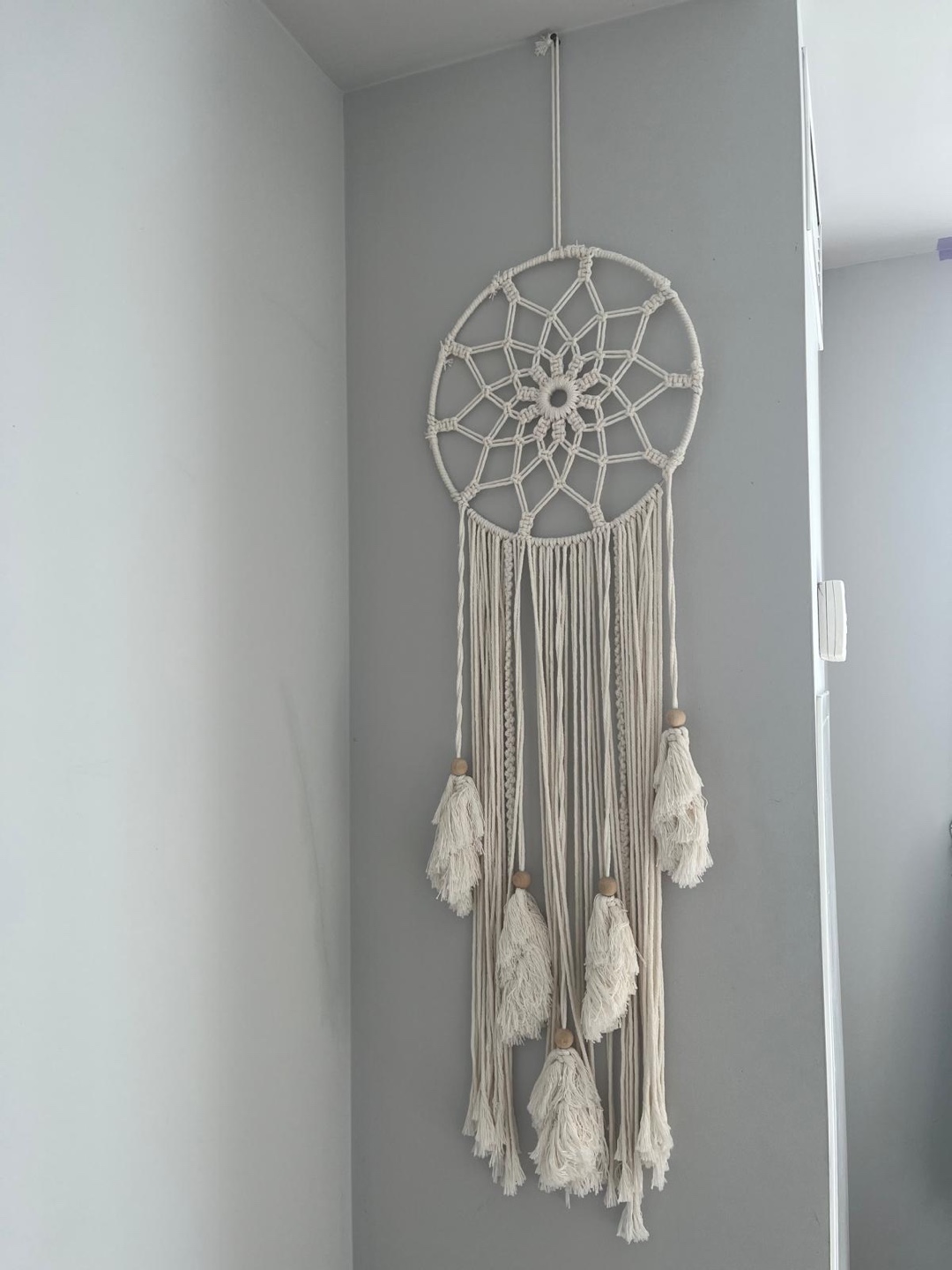 Macrame Dream Catcher Wall Hanging