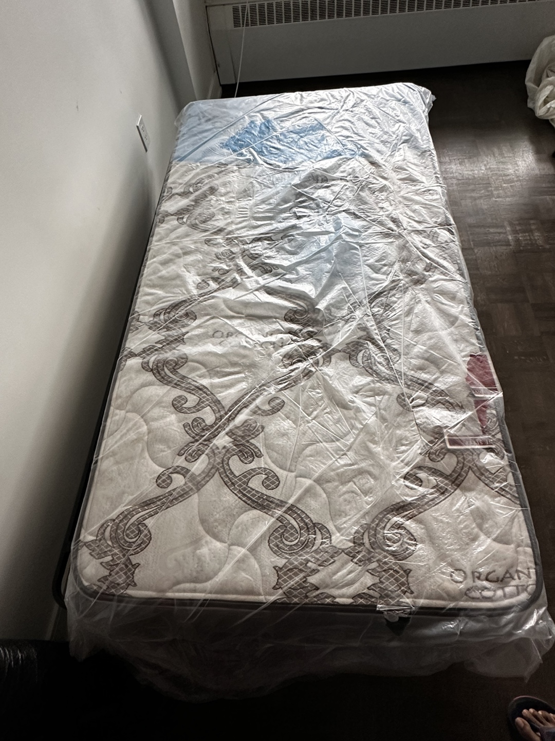 Twin size bed frame mattress MOVING OUT SALE!!!!