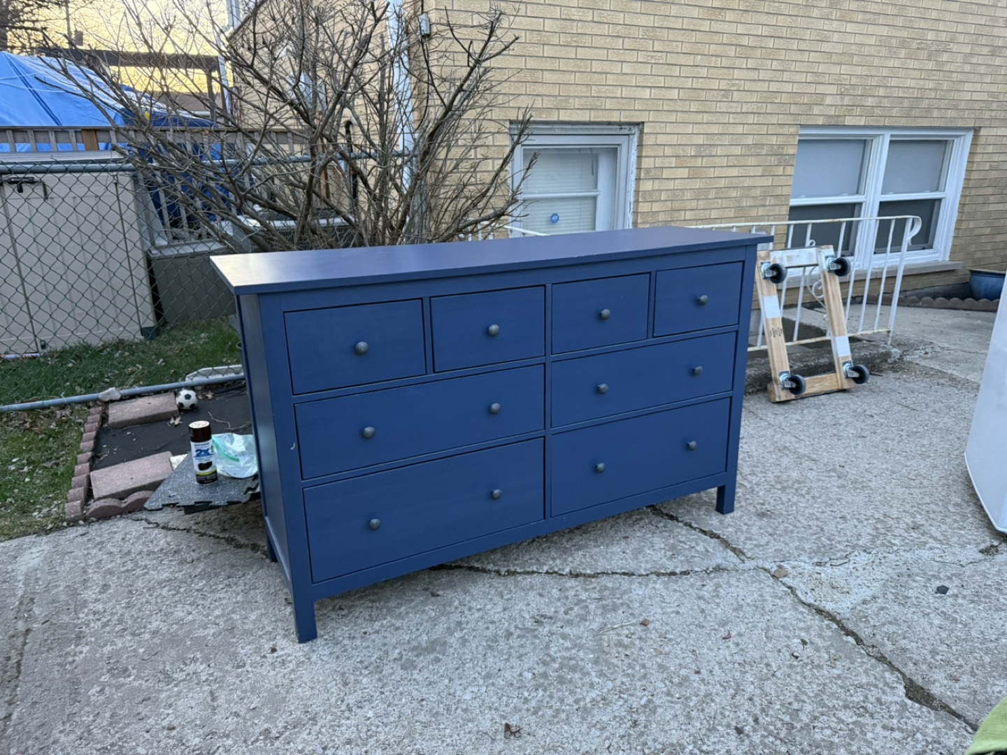 IKEA HEMNES 8-Drawer Dresser in Blue - photo 4