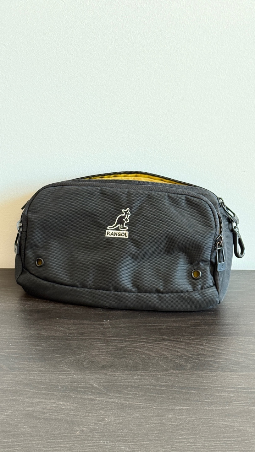 Kangol Black Waist Pack