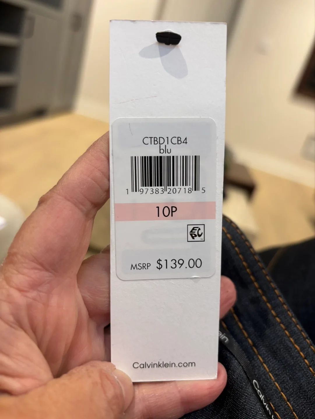 Calvin Klein Denim Button-Front Sundress image indicator(5)