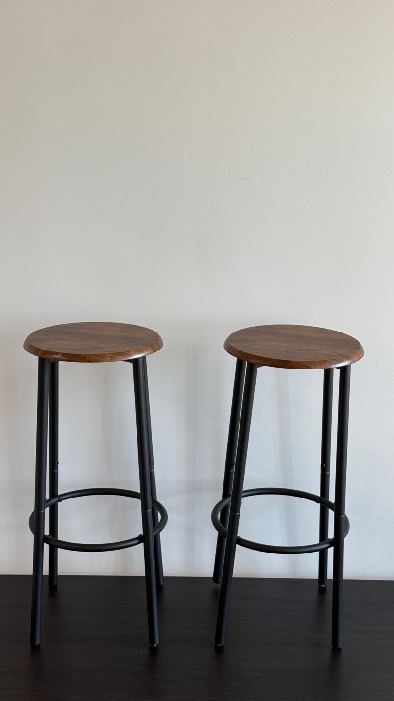 Pair of Mid-Century Modern Bar Stools