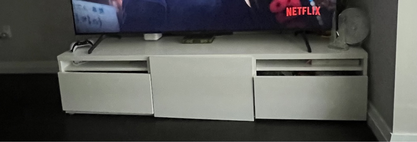 IKEA BESTÅ TV unit white
