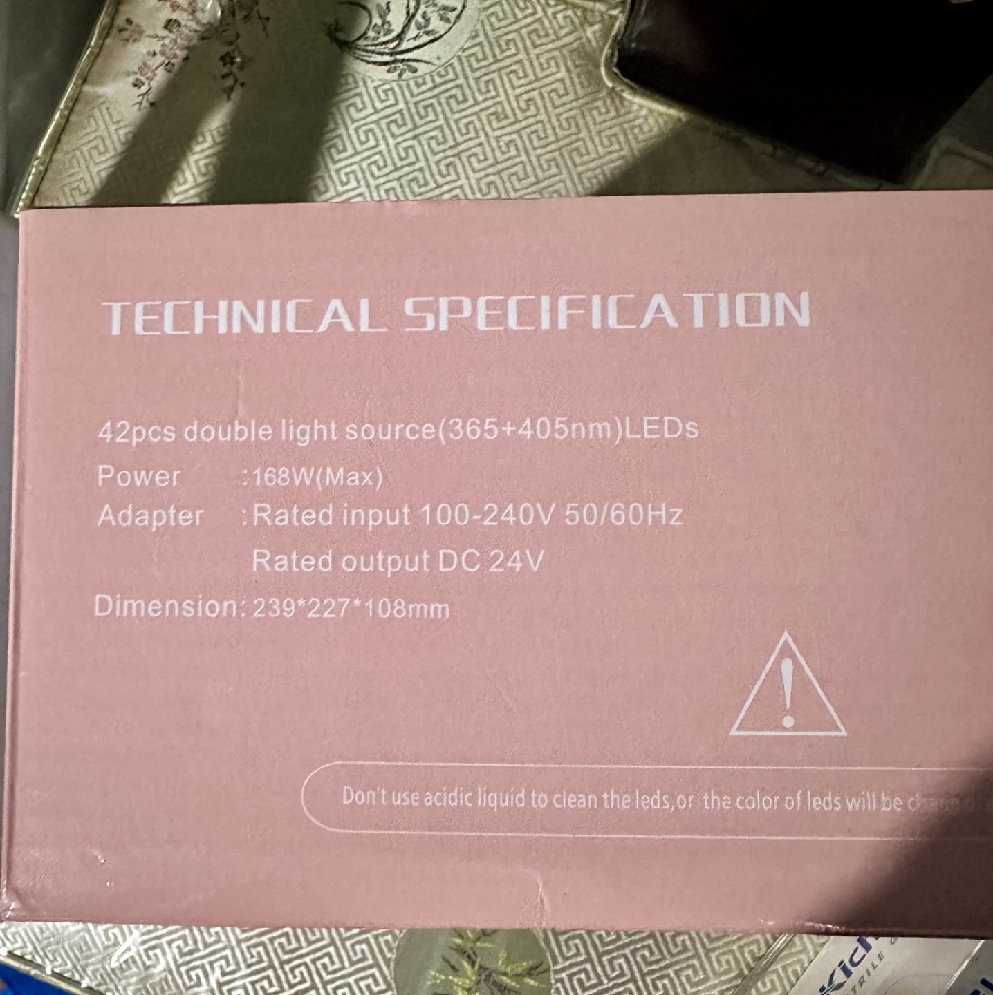 168W UV/LED Nail Dryer Lamp - photo 2