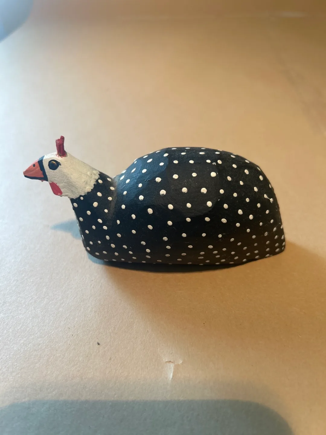 Hand-painted Guinea Fowl Figurine thumbnail