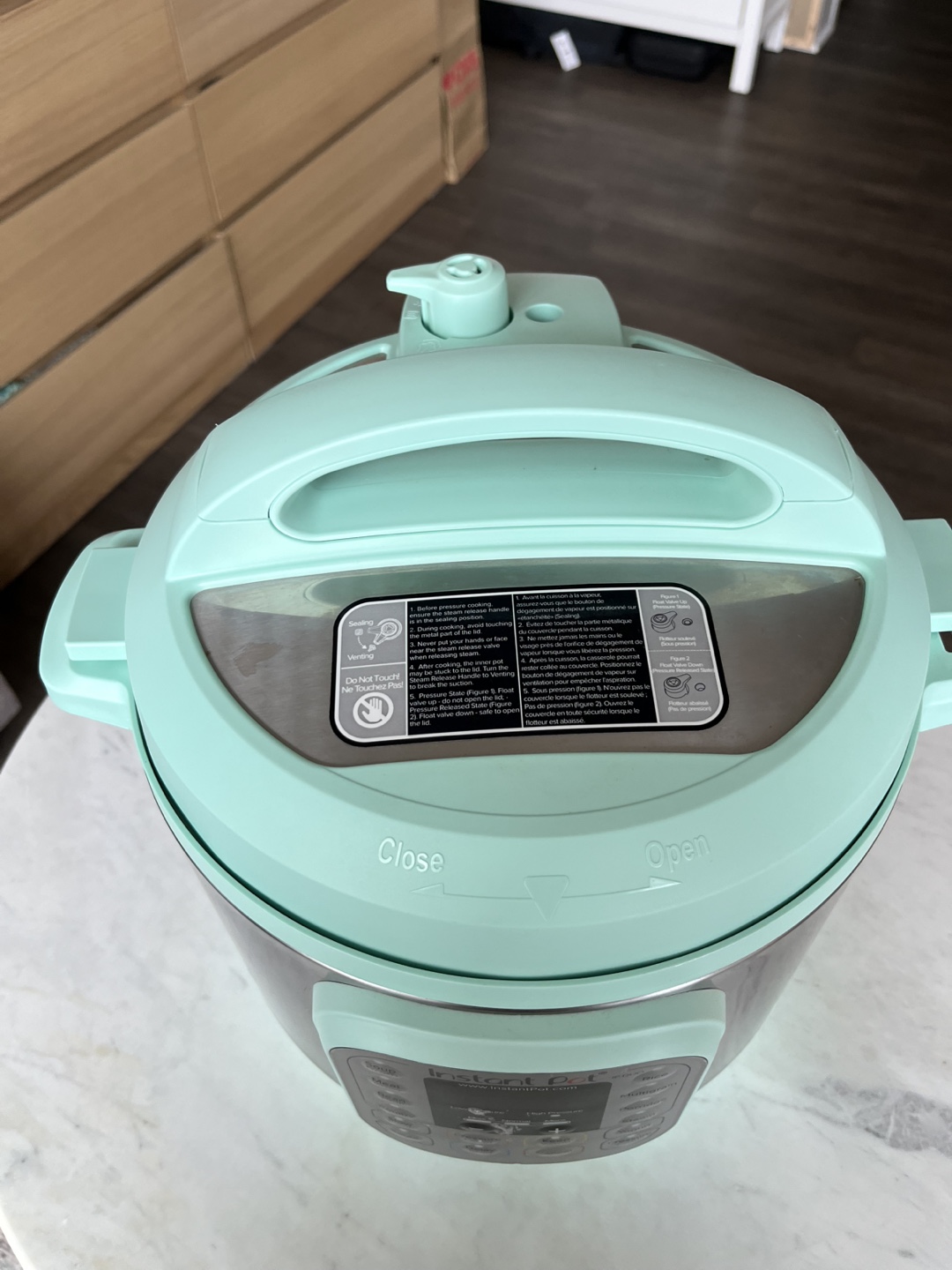 Mint Green Instant Pot Duo 6-Quart Electric Pressure Cooker - photo 2