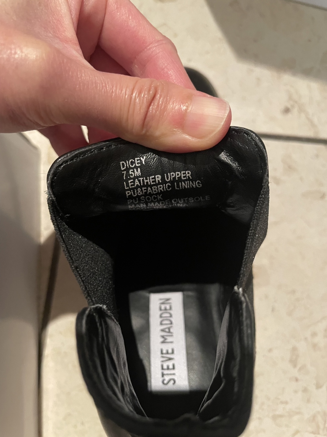 Steve Madden Chelsea Boots Size 7.5 - photo 2