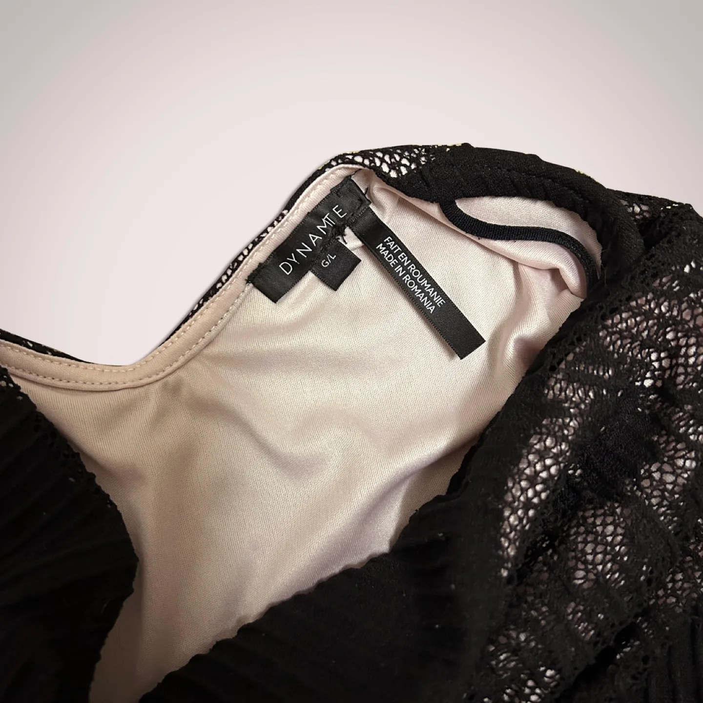 Black Lace Mini Dress, Punk Rock, Coquette Girl | Dynamite image indicator(5)