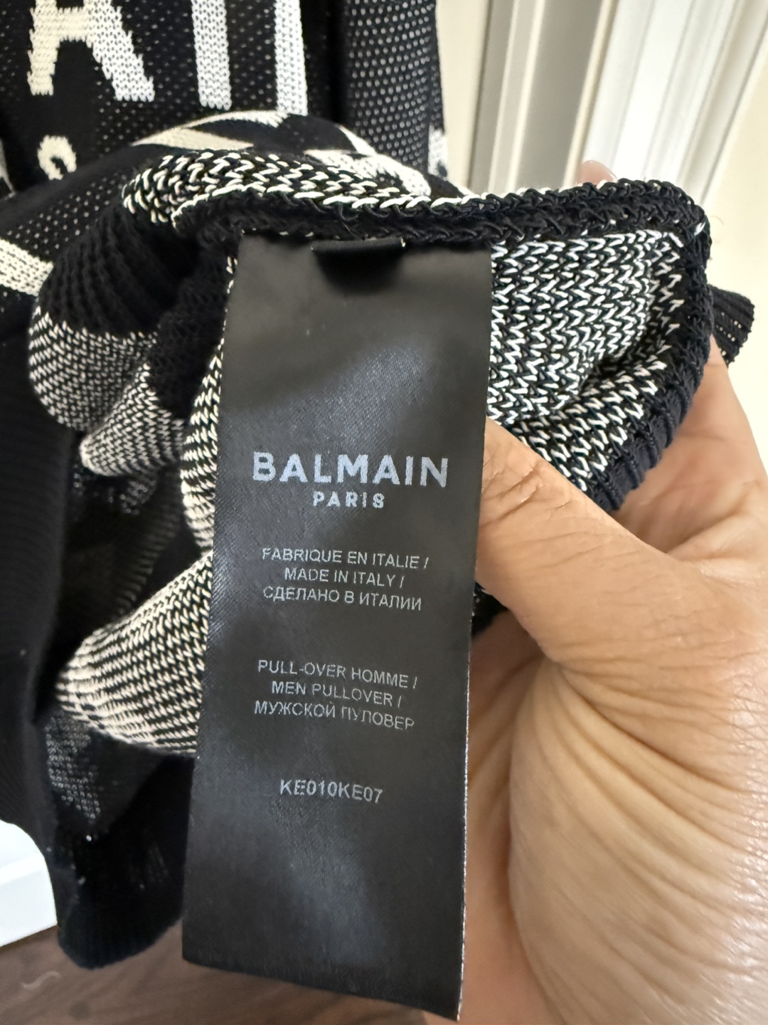 Balmain Paris Men's Knit Sweater - photo 3