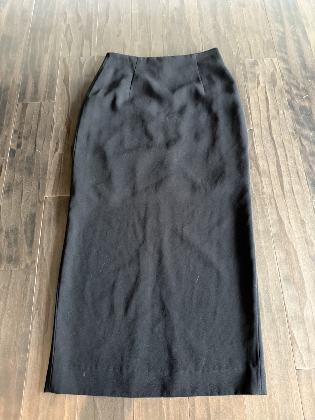 Black Midi Pencil Skirt