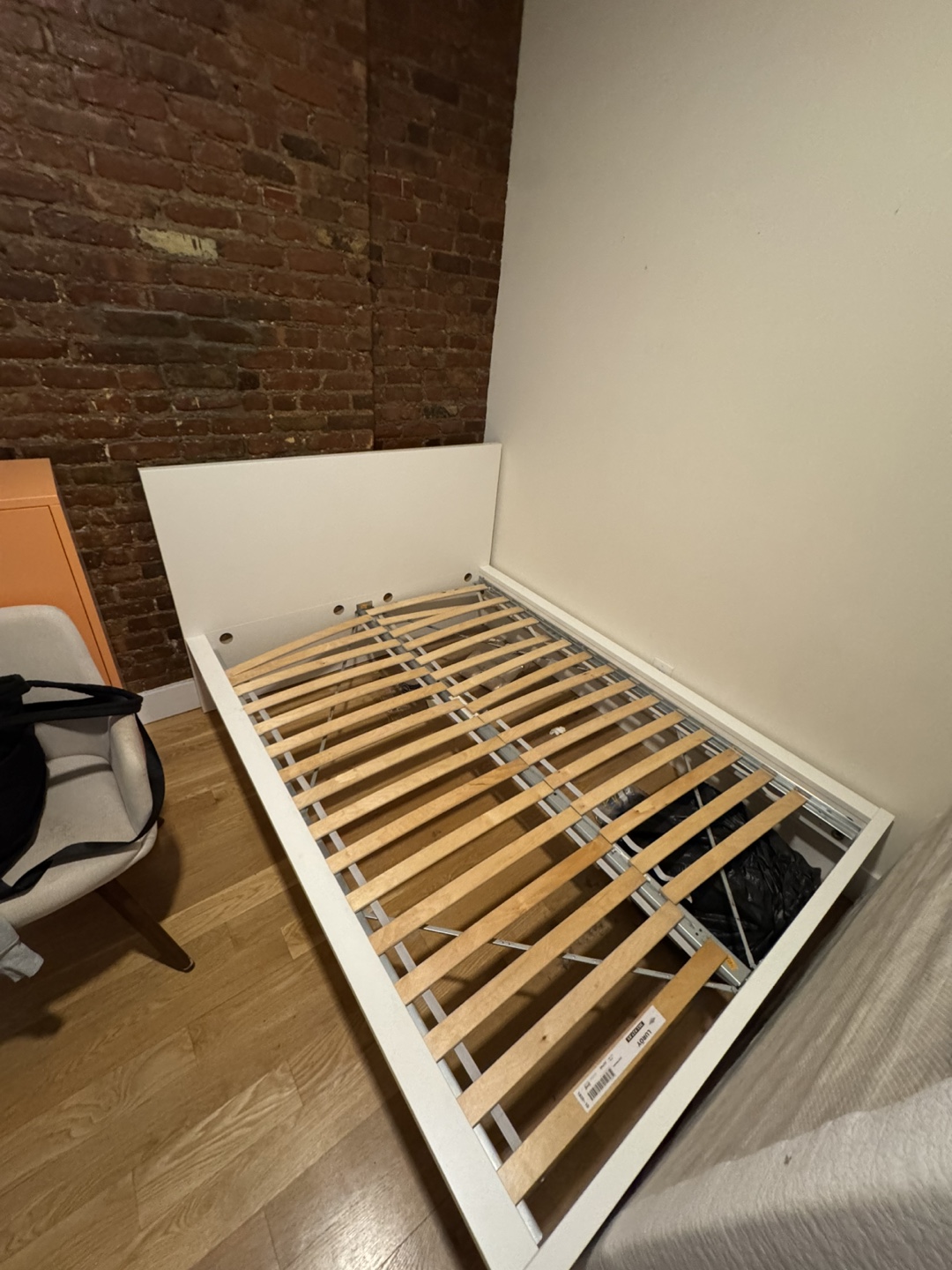IKEA White MALM Full Bed Frame