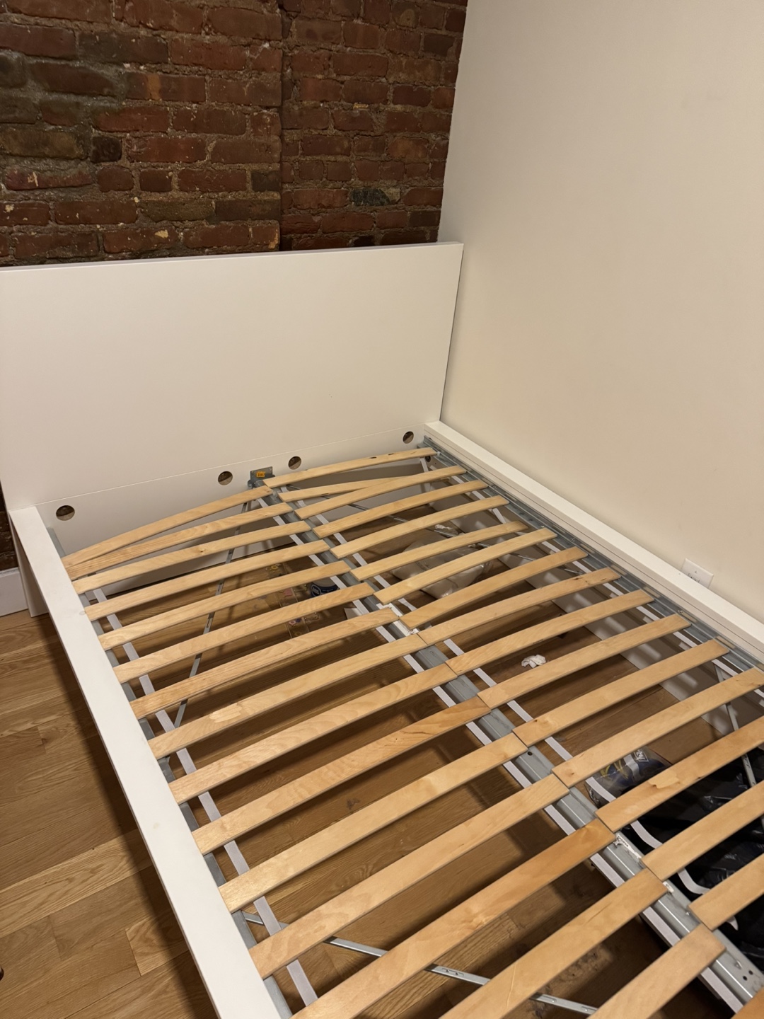 IKEA White MALM Full Bed Frame - photo 2
