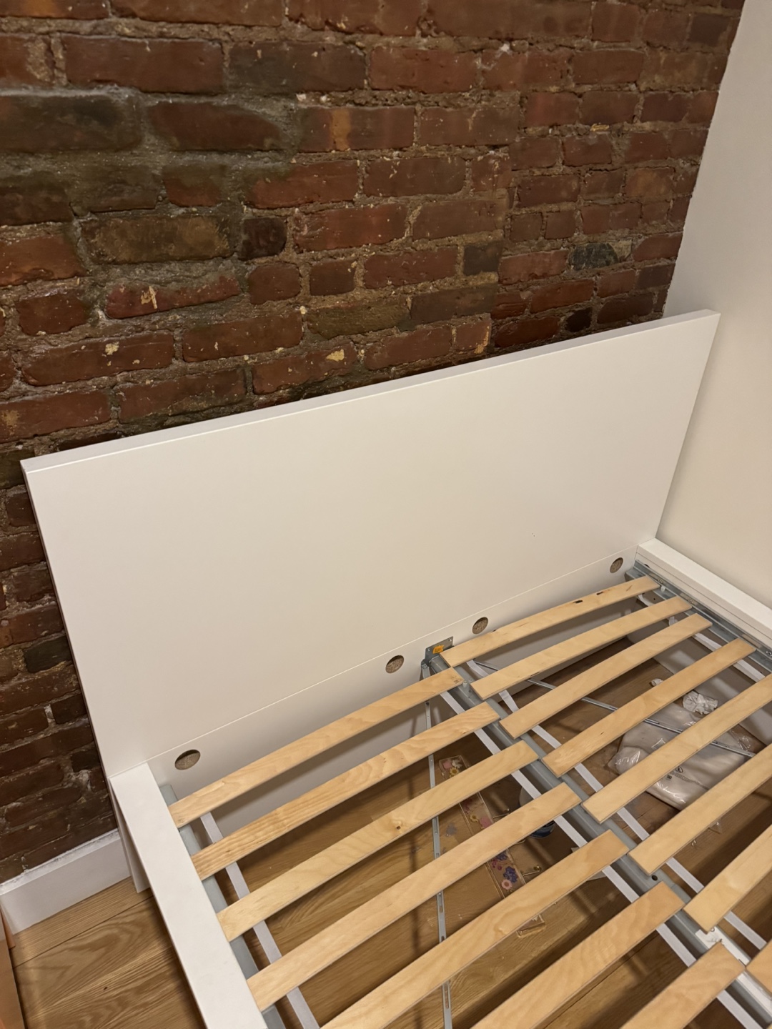 IKEA White MALM Full Bed Frame - photo 4