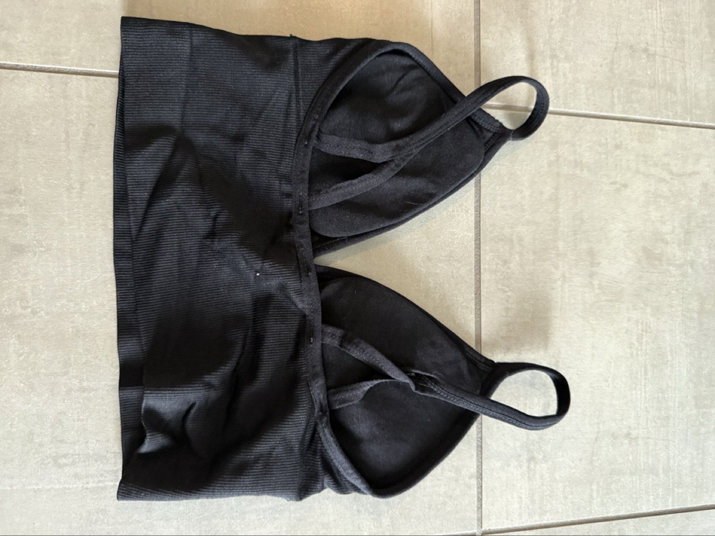 Black seamless bralette - photo 2