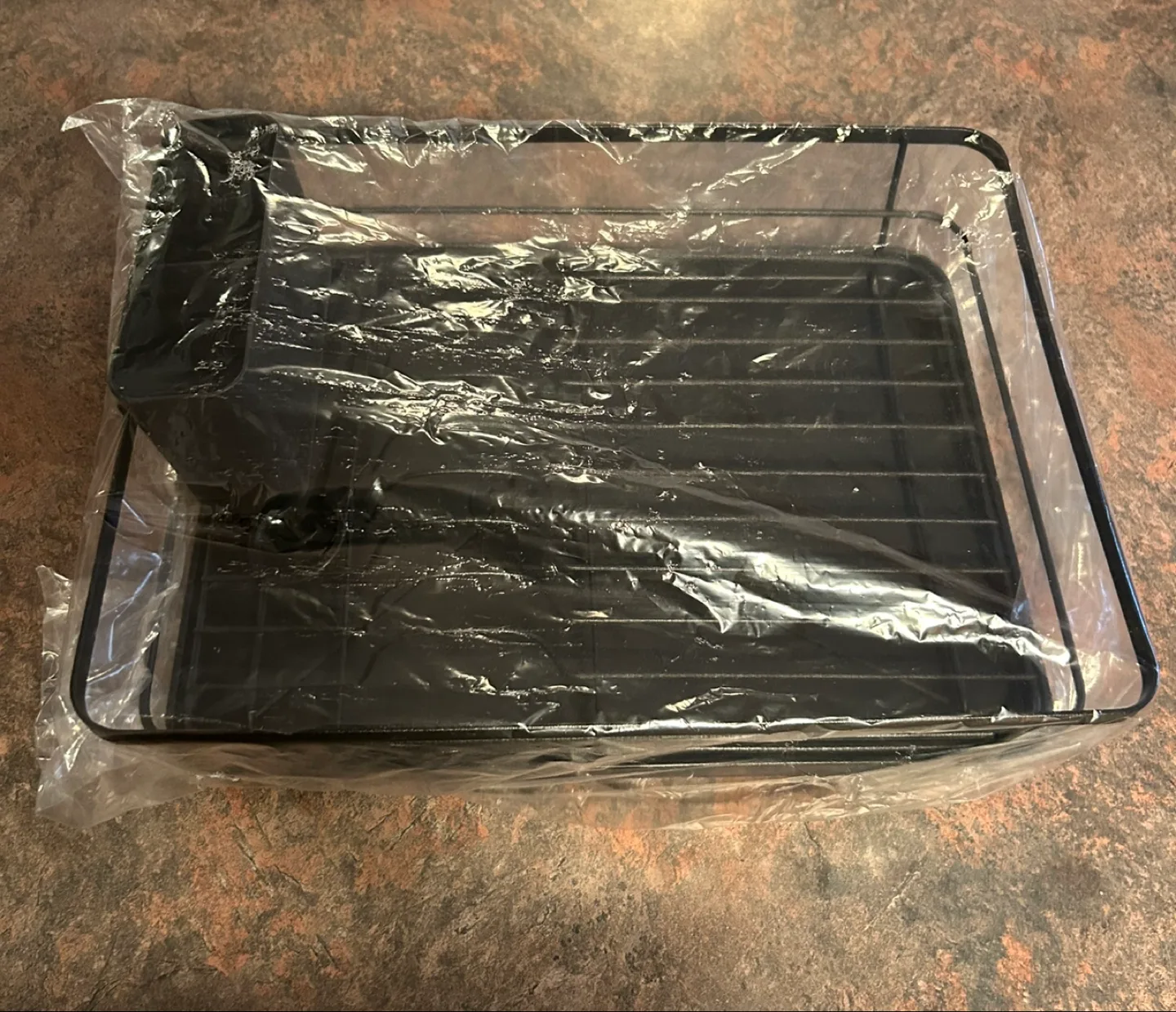 Black Dish Drying Rack with Utensil Holder image indicator(3)