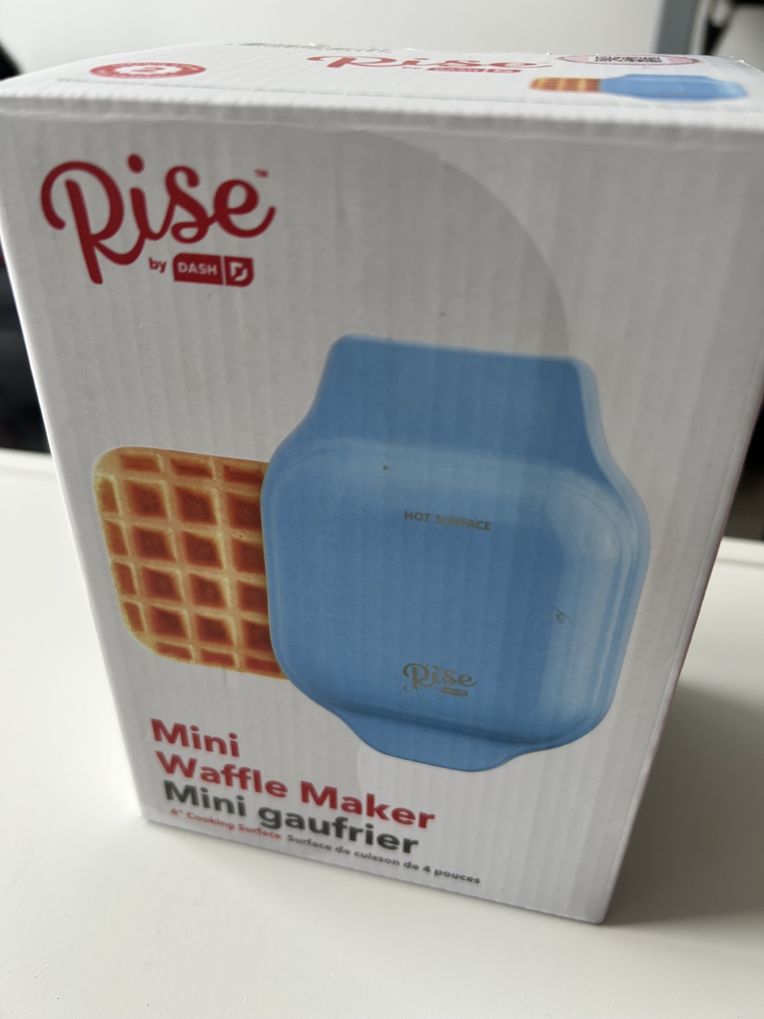 Rise by Dash Mini Waffle Maker - 4-inch