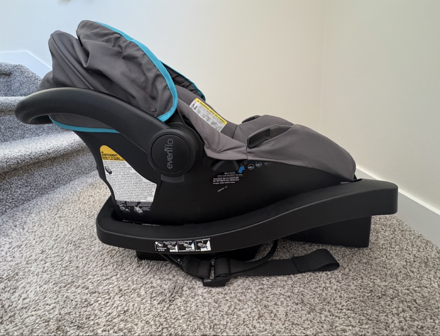 Evenflo Litemax 35 Infant Car Seat - Grey/Teal