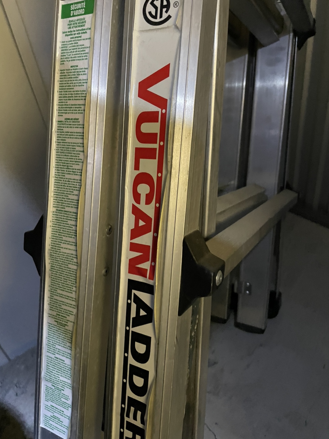💛 Vulcan Ladder - 17ft Extension Ladder