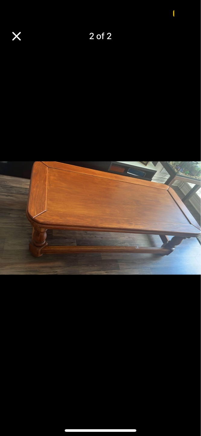 Solid Wood Coffee Table