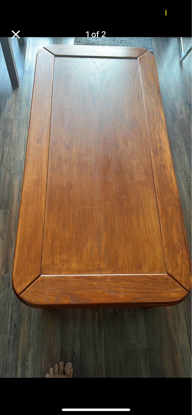 Solid Wood Coffee Table - photo 2
