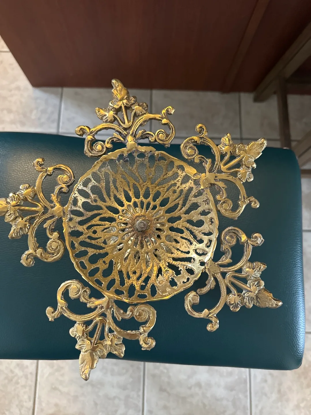 Antique Brass Decorative Dish thumbnail