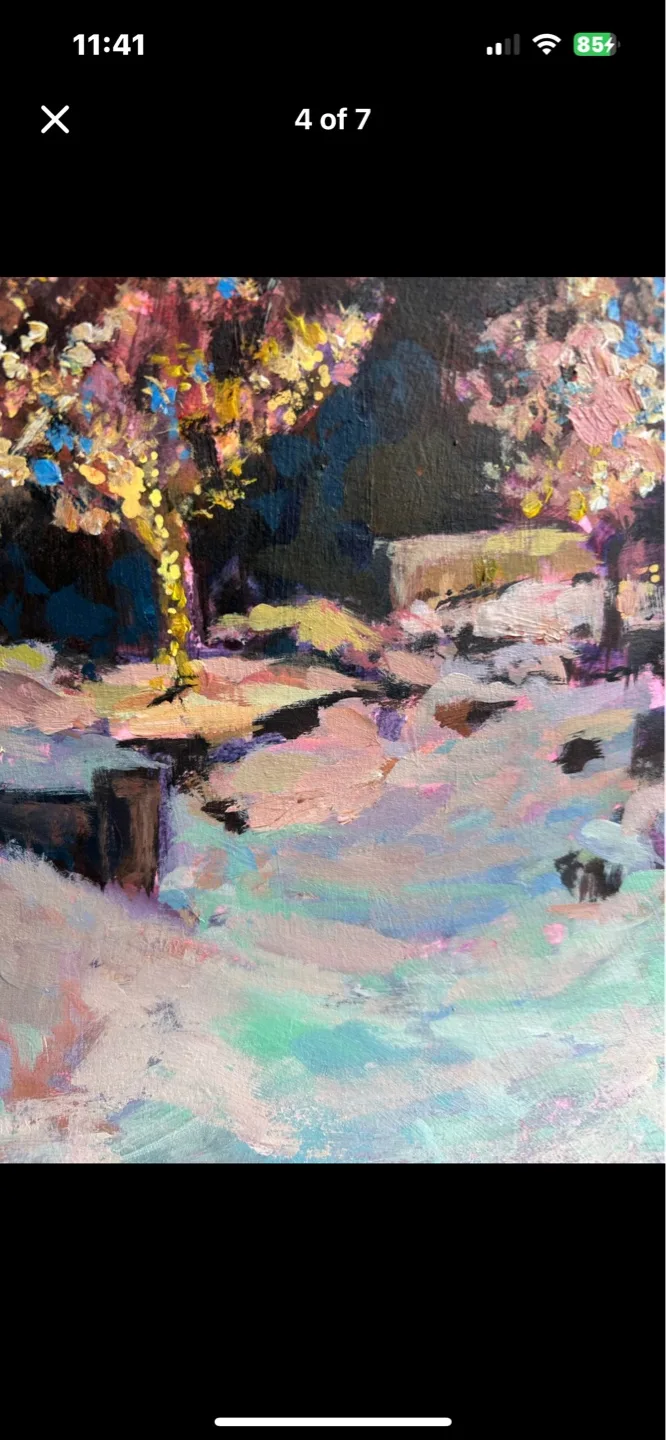 “Holiday Glow” original acrylic painting image indicator(3)