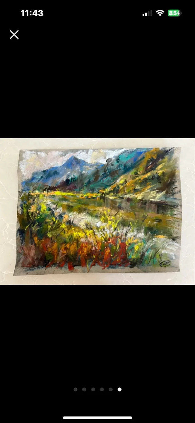 “Autumn Whispers” original pastel painting image indicator(6)