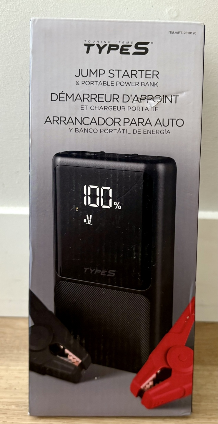 TYPES Jump Starter & Portable Power Bank - photo 2