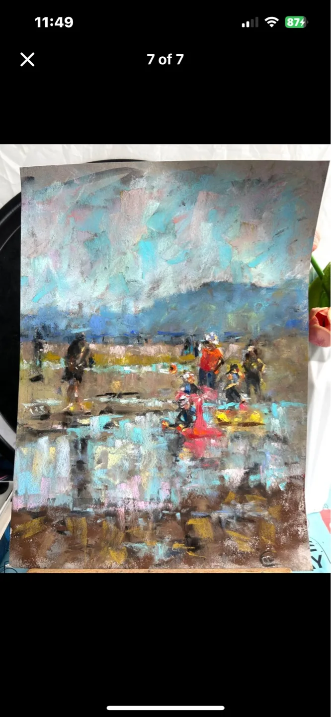 “Lazy Summer Day” original pastel painting image indicator(6)