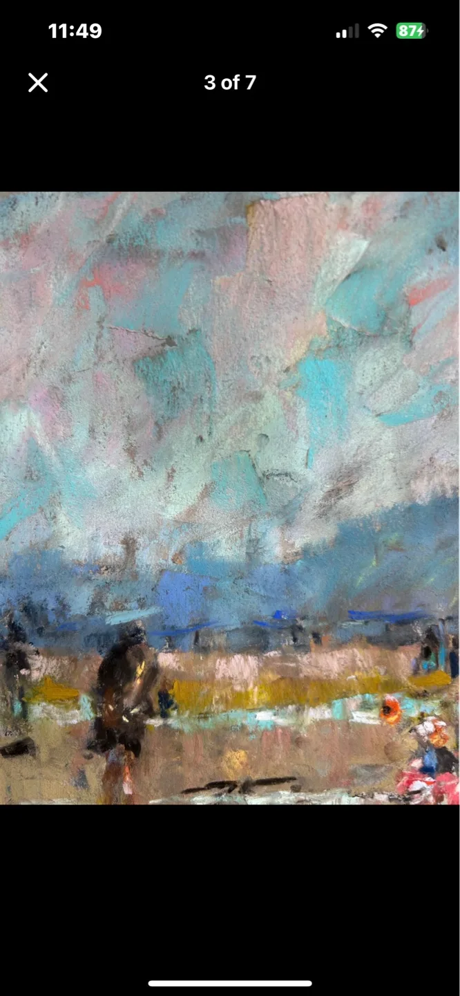 “Lazy Summer Day” original pastel painting image indicator(2)