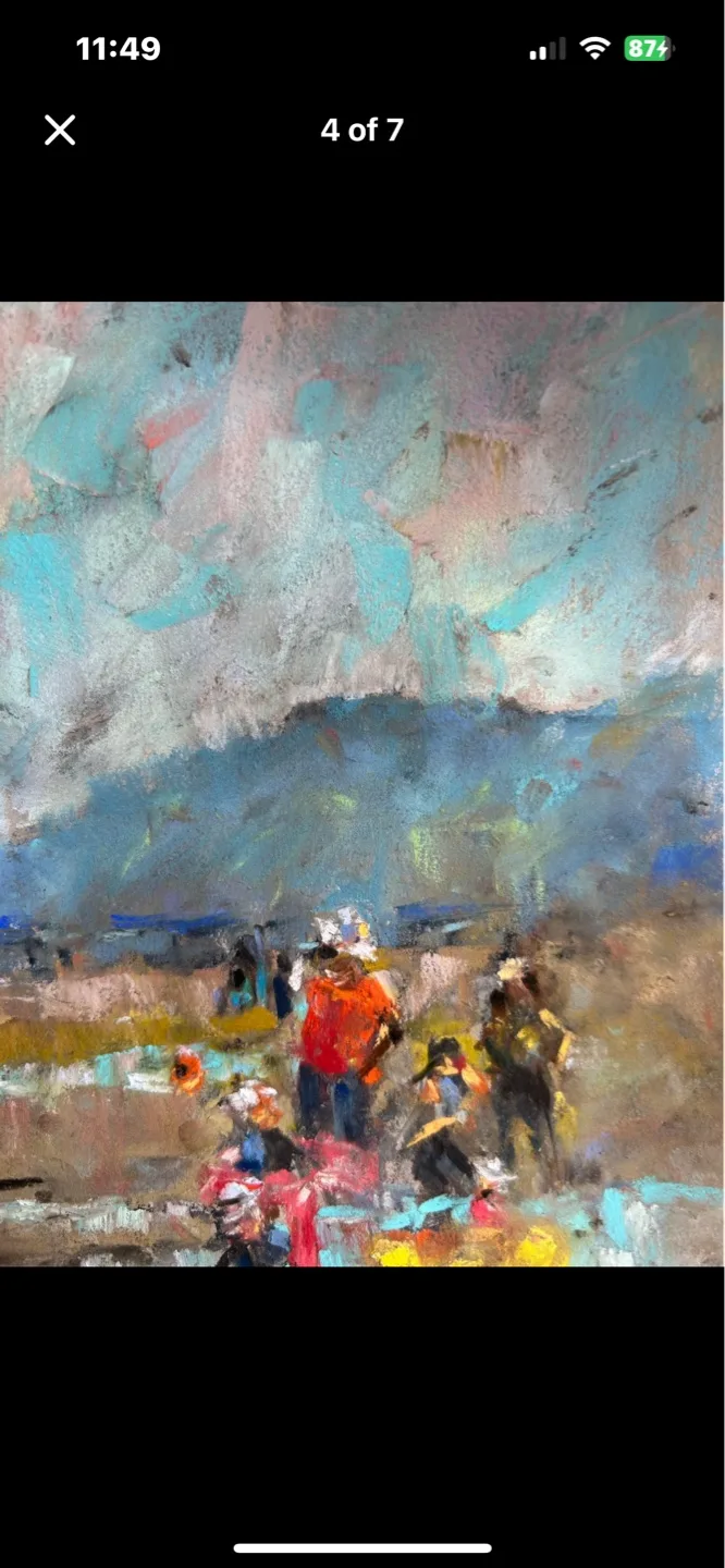 “Lazy Summer Day” original pastel painting image indicator(3)