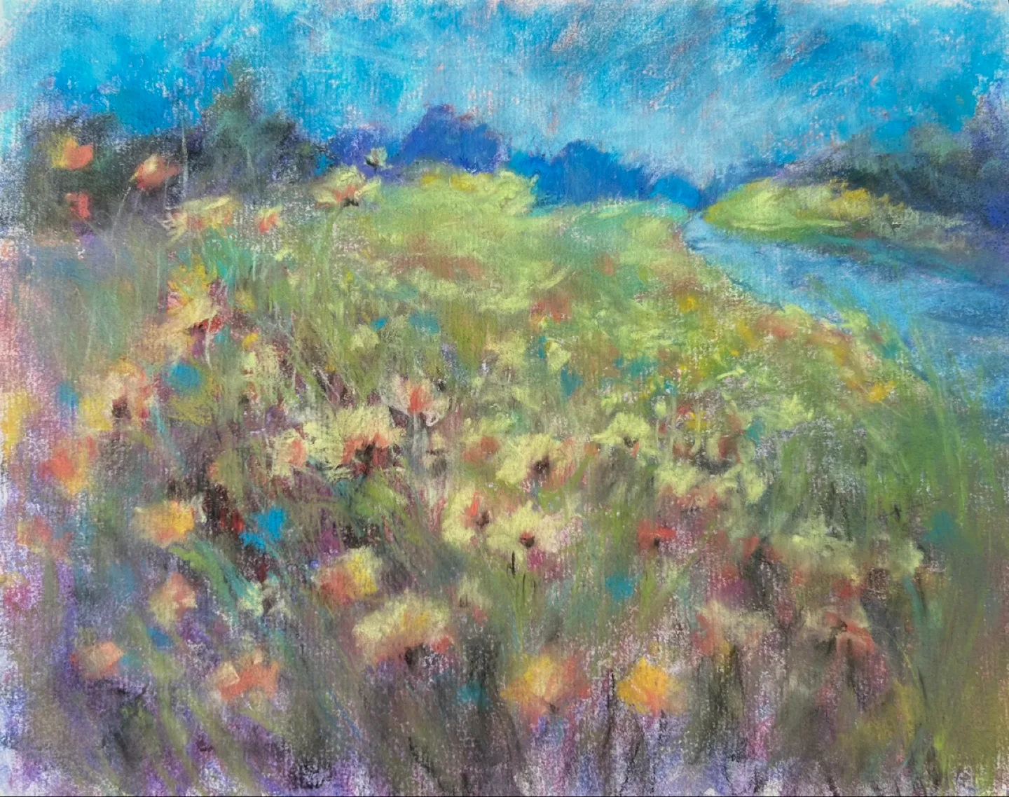 “Wildflower Days” Original Pastel Painting image indicator(6)