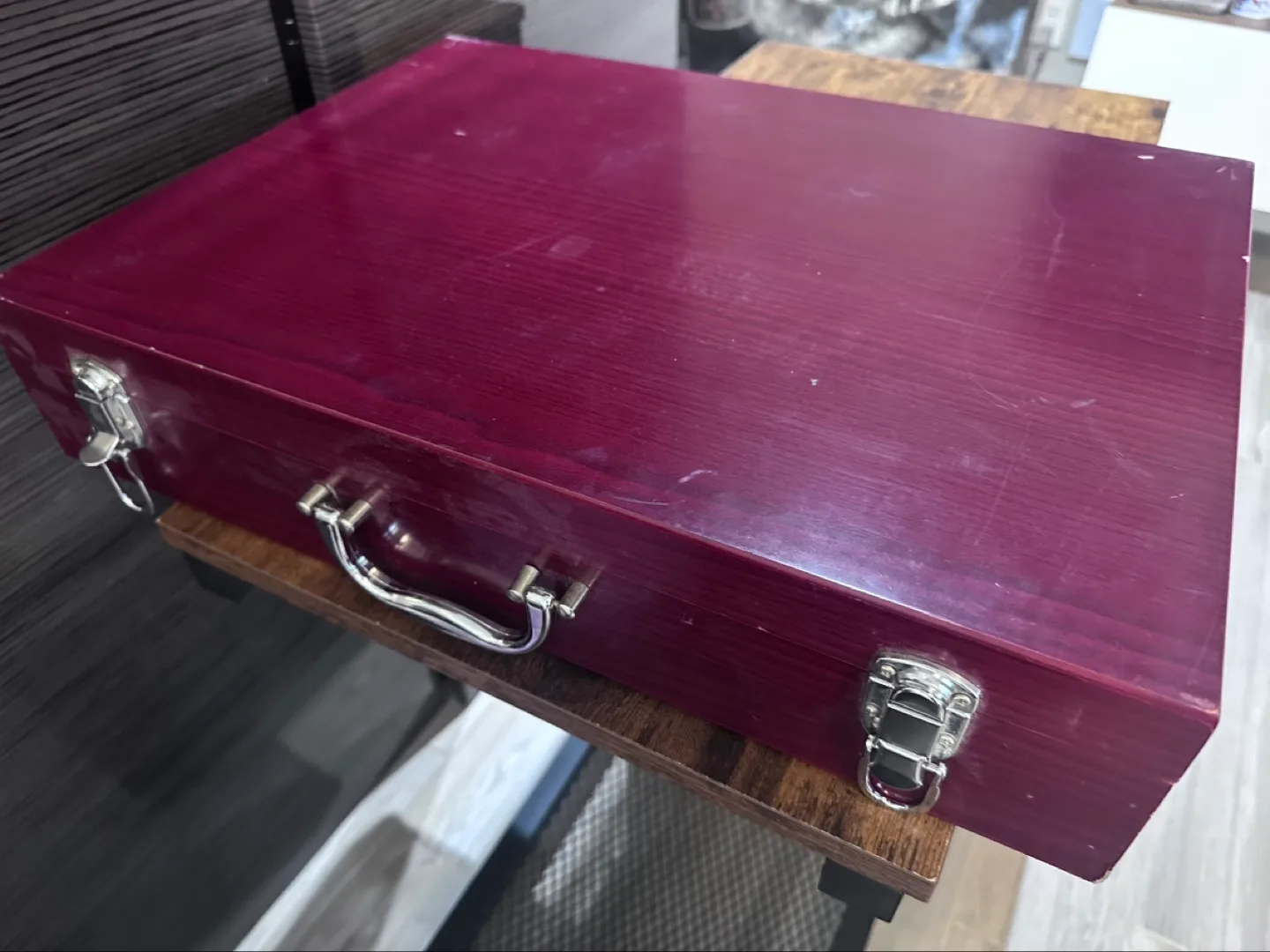 BBQ Tool Set in Wooden Carrying Case image indicator(4)