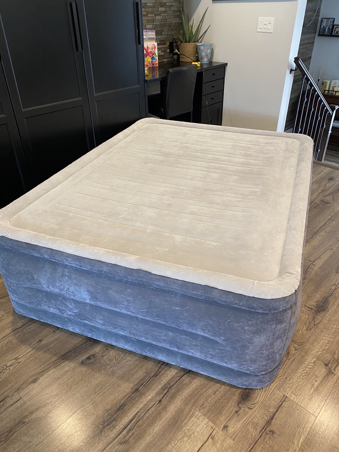 INTEX Queen Air Mattress with Built-in Pump