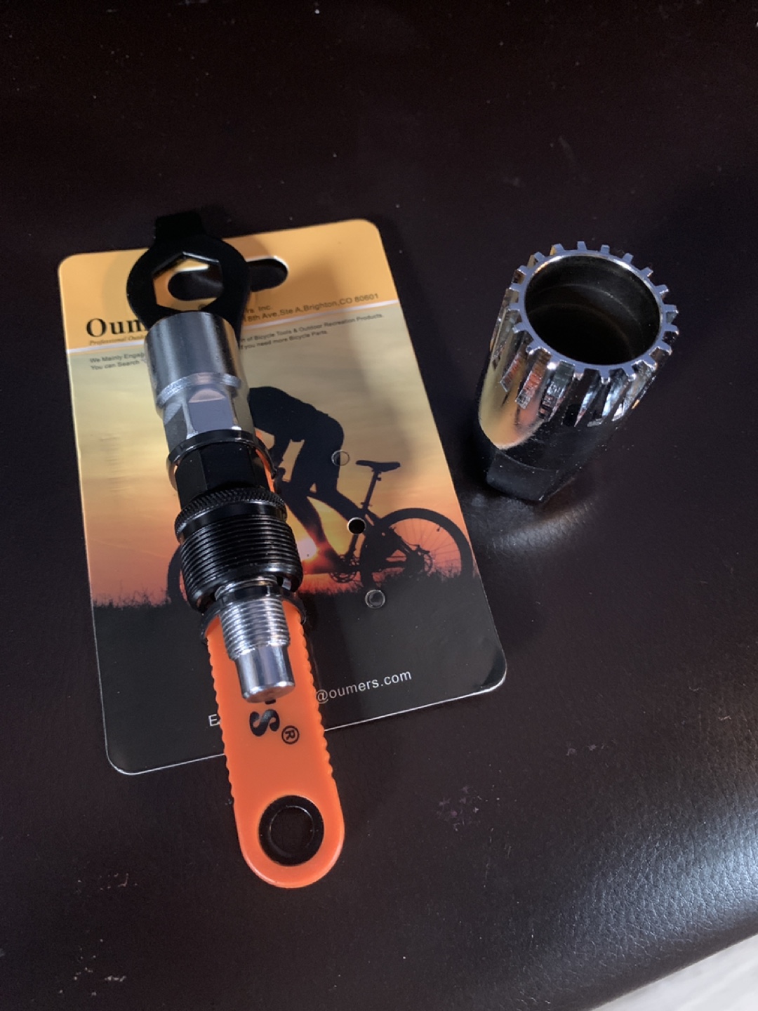 Oumers Bike Bottom Bracket Tool and Cassette Lockring Tool