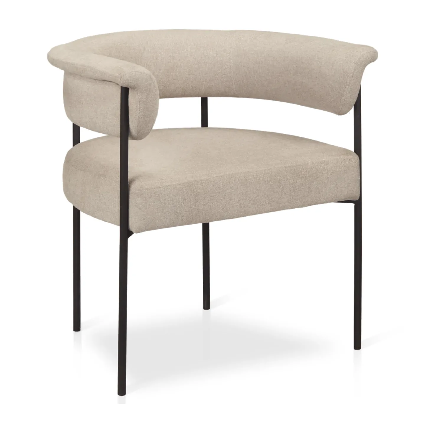 Bouclair Beige Fabric Accent Chairs Set of 2 image indicator(3)