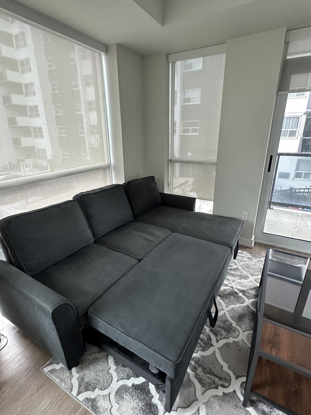 3- Seat Sectional Sofa Bed with Storage - photo 2