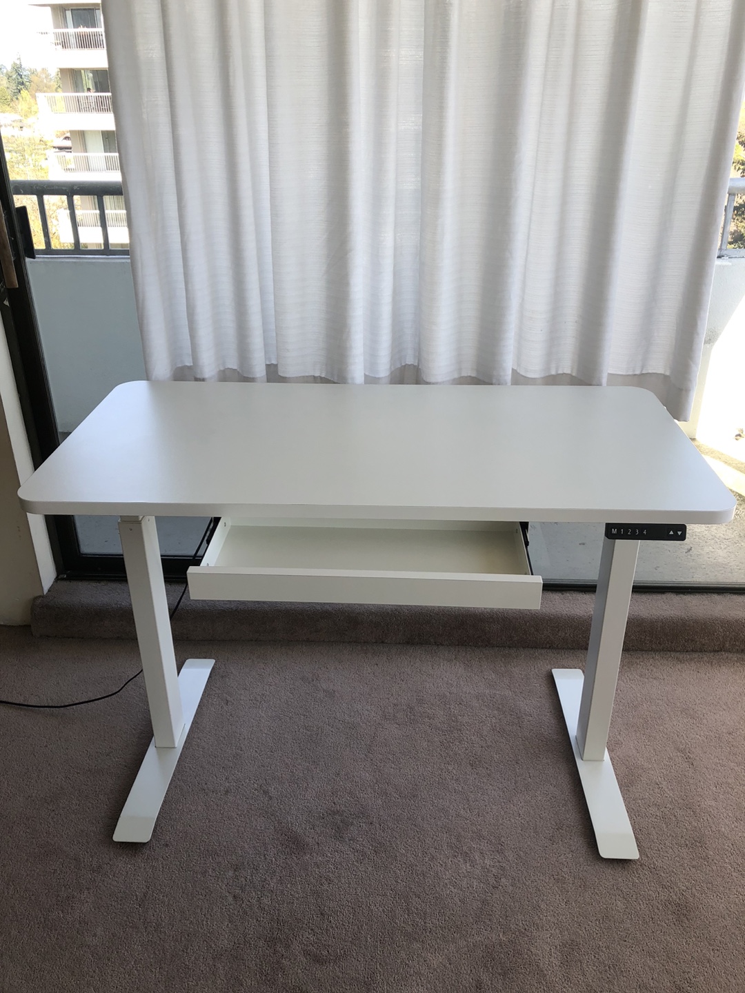 Motionwise White Standing Desk