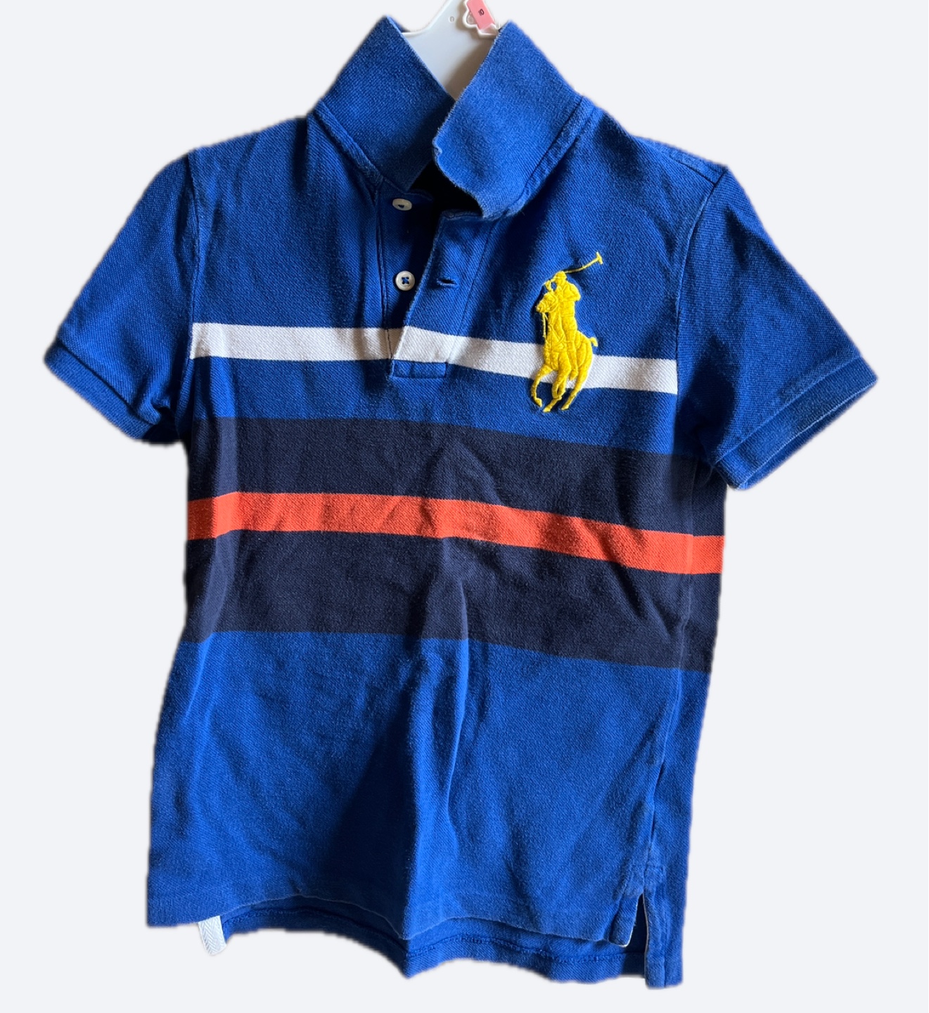Boys Polo Ralph Lauren Size 7 Short Sleeve Polo Shirt