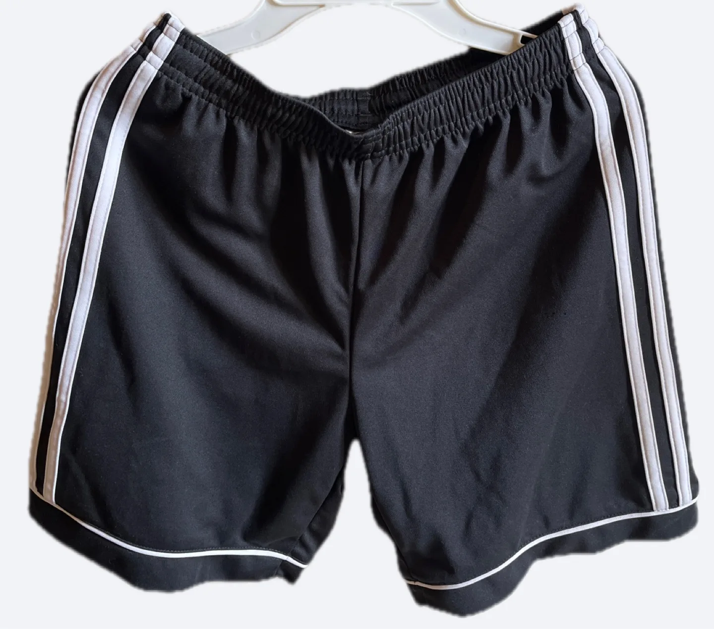 Adidas Youth Black Athletic Shorts Size Medium thumbnail